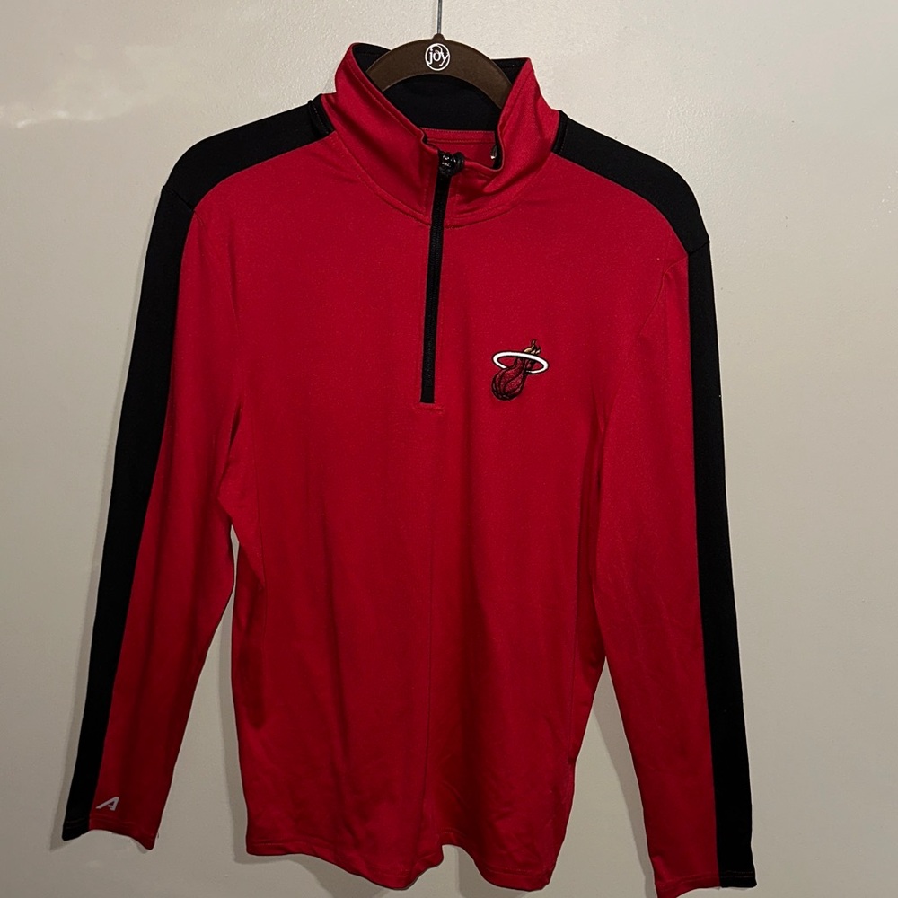 NBA Red and Black Men's Jacket